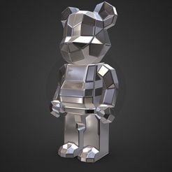 1.jpg Fichier OBJ Bear Brick métal・Modèle à imprimer en 3D à télécharger