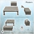 2.jpg Modern interior set with trap and furniture (1) - Future Sci-Fi SF Post apocalyptic Tabletop Scifi 28mm 15mm 20mm Modern