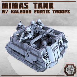 Mimas-Tank-3.jpg 3D file Troop Poses x6 for Mimas - Kaledon Fortis・3D print model to download