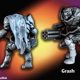 Grash.png Space Opera - The Crew of the Armag (Monopose Heroic Scale + modular robots)