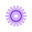 Roue_18_dts-_Largeur_fixe.stl Roues de codage pour détecteur de brouillage Ø1,75
