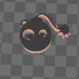 B.png 3D file Key ring🔑・3D printing model to download