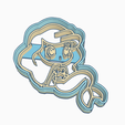 Sirena.png Little mermaid cookie cutter