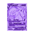dragonite1_card.stl Dragonite pokemon tcg tcg lithophane