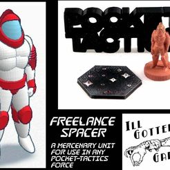 Freelance_Spacer_Splash.jpg Archivo STL gratis Táctica de bolsillo: Espaciador autónomo (segunda edición)・Modelo imprimible en 3D para descargar