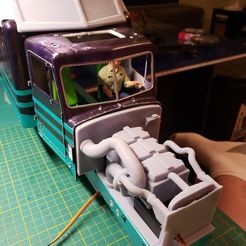 thumbnail-12.jpg STL file 1/14 grand, or king hauler motor or engine・3D print design to download