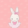 Untitled_Artwork-25.png Bunny Ballerina Cookie Cutter