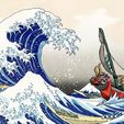 Poster_Legend_of_Zelda_Great_Wave_Off_Kanagawa.jpg lithophane Poster Legend of Zelda Great Wave Off Kanagawa Nintendo