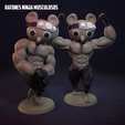 RATONES NINJA MUSCULOSOS muscular ninja mice - Kimetsu no Yaiba