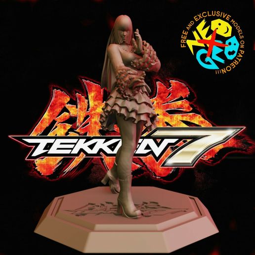 🤴 LILI - TEKKEN 7・Arquivo STL para Impressão 3D・Cults