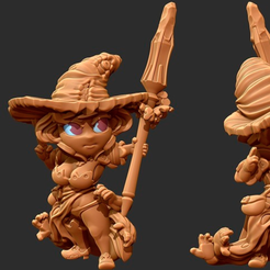 Capture d’écran 2018-01-24 à 12.14.15.png Free STL file Kingdom Death Flower witch Chibi・Object to download and to 3D print, HeribertoValle