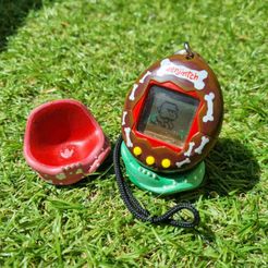 20230605_124038.jpg Archivo OBJ Tamagotchi dragón/dinosaurio asiento/expositor・Objeto imprimible en 3D para descargar