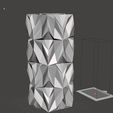14.jpg Free STL file Geometric Vase・3D printing design to download