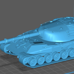Object-705A重型坦克1.png Archivo STL Modelo de tanque pesado soviético Object 705A・Diseño de impresión en 3D para descargar