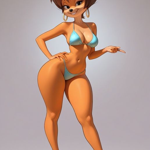 Peg Pete Bikini Version goof troop
