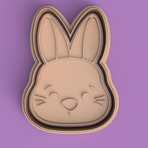 Bunny cutter + stamp - rabbit