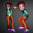 016ttkt.jpg GIRL KID DOWNLOAD CHILD 3D Model - Obj - FbX - 3d PRINTING - 3D PROJECT - GAME READY
