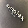 IMG_7459.jpg SIMPLEX font lowercase 3D letters STL file