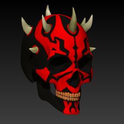 8.jpg STL file DARTH MAUL SKULL V2・Design to download and 3D print