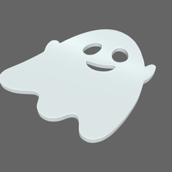 Ghost_Candy_01_Render_01.png STL-Datei Halloween Gespenst Keks・3D-druckbares Modell zum Herunterladen