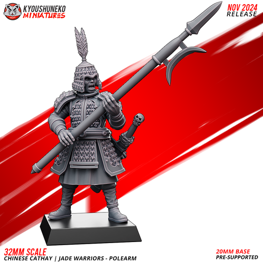 FTY_07_CHINESE_CATHAY_JADE_WARRIOR_POLEARM_6.png Polearm - Jade Warriors | Chinese Cathay