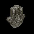 07.jpg Hamsa Hand symbol 3D model relief 03