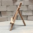 Easel2.jpg STL-Datei Miniatur-Staffelei und -Leinwand・Modell zum Herunterladen und 3D-Drucken