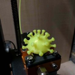 IMG_20200313_233428.jpg Free STL file CoronaVirus Extruder Topper・3D print design to download