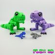 T-Rex-Chunky-with-Dino-Egg-4.jpg Flex 3D T Rex Chunky with Dino Egg