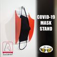 Mask stand.jpg COVID-19 - MASK HANGER