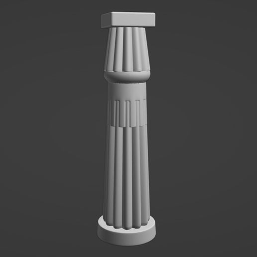 Egyptian-Lotus-Bud-Column-STL-picture.jpg Lotus Bud Column