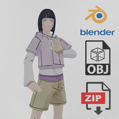 Portada.png Hinata Hyuga "Naruto Uzumaki" Texturé Riggé