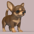 ch01.png Cute Puppy Chihuahua Dog STL and VRML