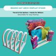 Hat-Stand-STL-Image-3.jpg Hat & Glove Display Stand - Collapsible Arches and Hands for Beanies & Mittens