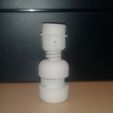015.jpg #MakerBotOrnaments ,Snowy the springy snowman