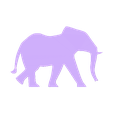 elephant.stl Elephant Meeple Token for Board Games