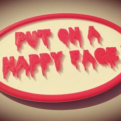 Happy 2.jpg Archivo STL gratis Cara feliz・Objeto para impresora 3D para descargar