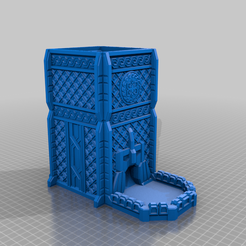 CE3_DwarfTower_Large.png STL file Dwarf Dice Tower (Large)・3D printable model to download, VidovicArts