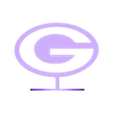 GreenBayPackers-Logo-S.stl Logótipo de silhueta dos Greenbay Packers