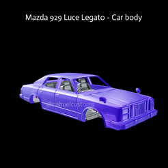 New-Project-2021-09-07T222515.808.png STL file Mazda 929 Luce Legato - Car body・3D printable design to download, ditomaso147