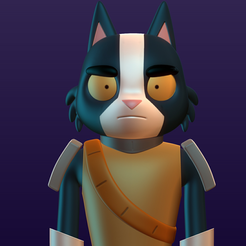 7~2.png STL file Avocato - Final Space・3D print model to download