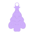 Arbol.stl Pacote de porta-chaves/decorações de Natal x5