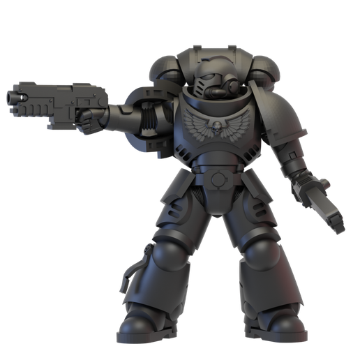 Primary Space Warrior Melee Combatants 3D model