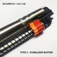 HI-CAPA-BUFFER-05.jpg Hi Capa Hicapa 5.1 4.3 3.8 Recoil Buffer Short Stroke IPSC Tokyo Marui Armorer Works KJW