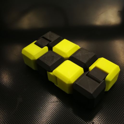 Yet Another Fidget Infinity Cube v2-dual color
