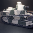 T-21.png Renault FT-17 - WW1 French Light Tank 3D model