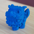 Capture_d_e_cran_2016-07-27_a__10.26.46.png Free STL file funny shisa -open mouth-・3D printing model to download