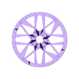 8mm_8_spoke_snowflake_hub.stl Llantas y bujes personalizados JDM a escala 1:64