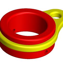 CAD-immage.jpg Free STL file FLAG SWIVEL JOINT ins 23mm・Design to download and 3D print