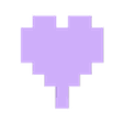 2 PIXEL HEART - BASE.stl PIXEL HEART - Decor / Coaster